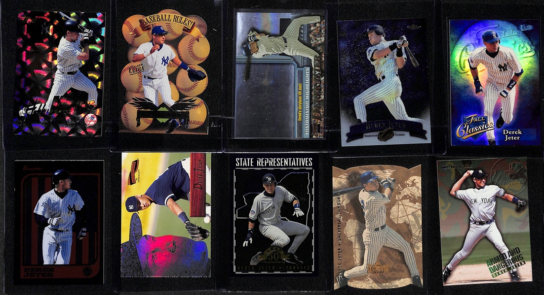(20) Derek Jeter Cards - Includes (5) Rookie Cards w. Many Short Print and Variation Cards