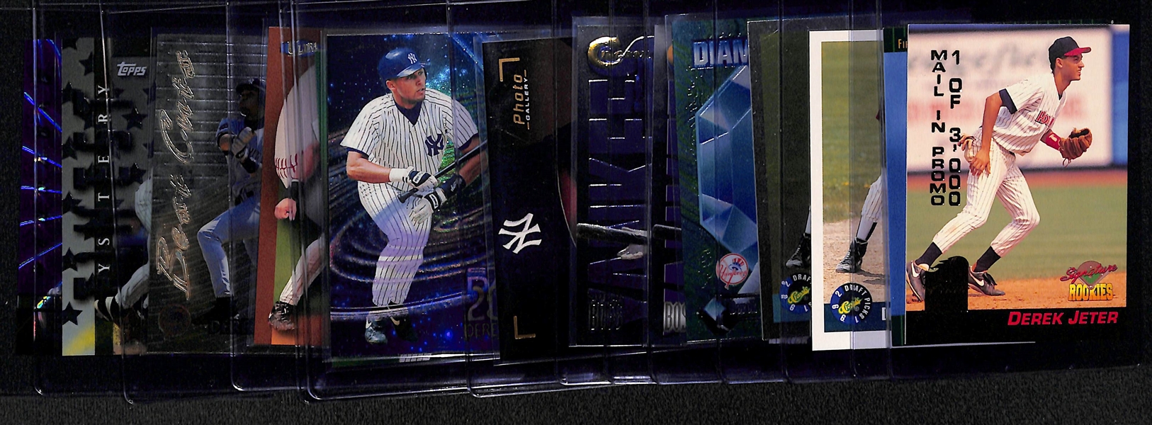 (14) Derek Jeter Cards - Includes (4) Rookie Cards w. Many Short Print and Variation Cards