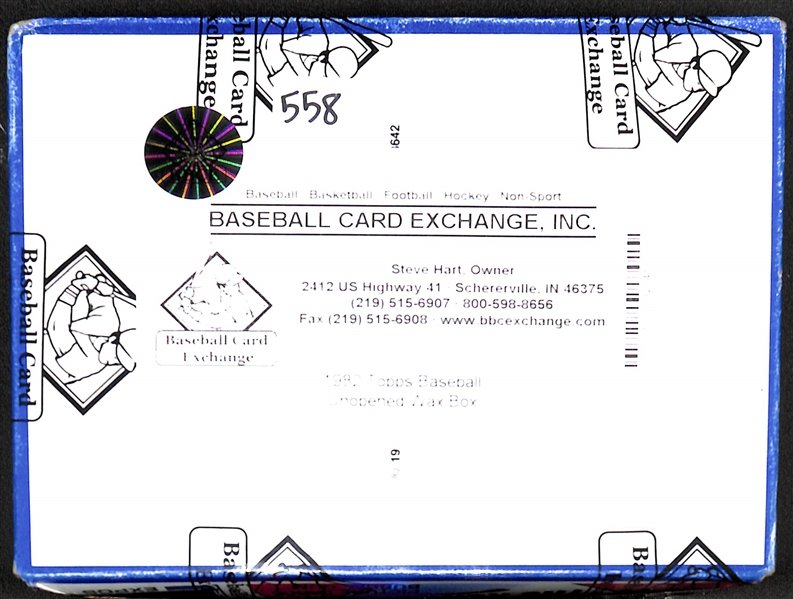 1982 Topps Baseball Unopened Wax Box - BBCE Sealed Cal Ripken Jr. Rookie Year