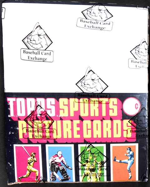 1984 Topps Baseball Unopened Rack Pack Box (Mattingly on Top of One Pack) - BBCE Sealed - Mattingly & Strawberry Rookie Year