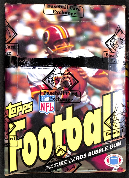 1983 Topps Football Unopened Wax Box - BBCE Sealed - Marcus Allen & Mike Singletary Rookie Year