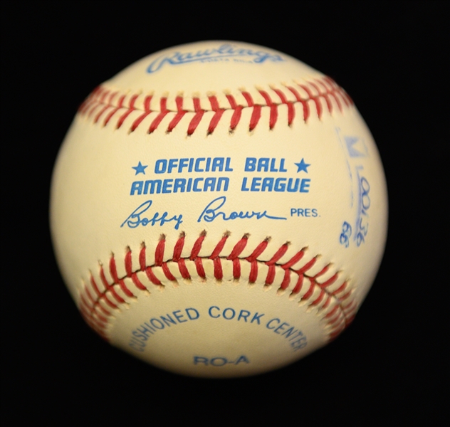 Mickey Mantle Single Signed OAL Rawlings Baseball PSA/DNA Grade 8 (Auto Grade 8, Baseball Grade 8)