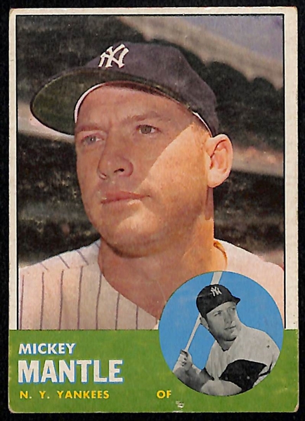 1963 Topps Mickey Mantle #200 - Good Condition