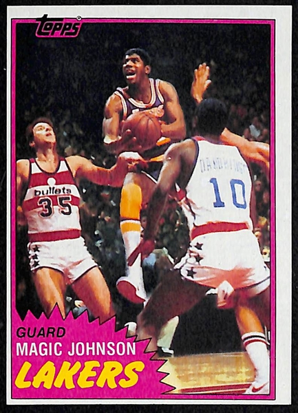 1981-1982 Topps Basketball Card Complete Master Set of 198 Cards w. 2nd Year Cards of Larry Bird & Magic Johnson