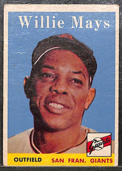 Lot of (20) 1960's & 1970's Star Cards Inc. 1958 Topps Willie Mays