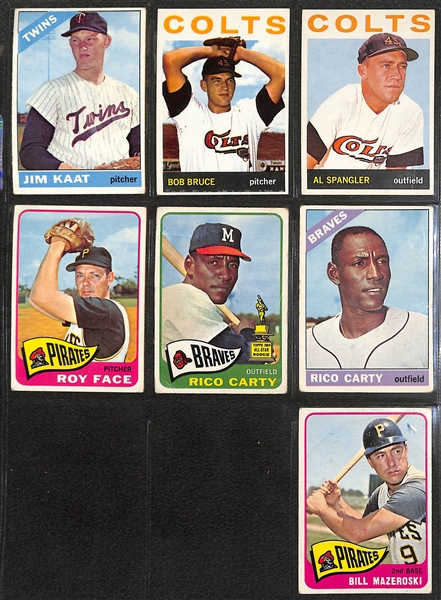 Lot of (300+) Assorted 1960s Topps Baseball Cards w. 1964 Topps Bob Gibson
