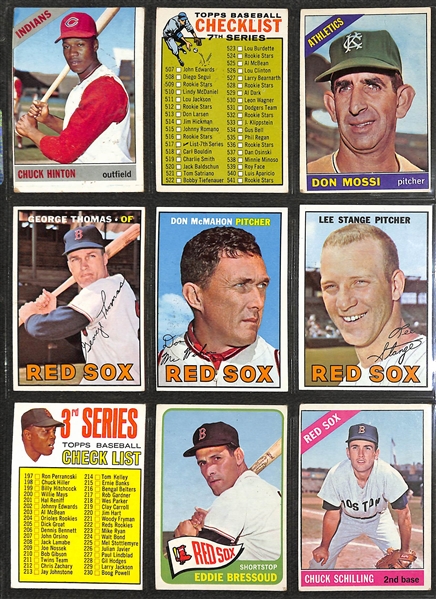 Lot of (450+) Assorted 1960s Topps Baseball Cards w. 1961 WS Game 2/Mantle