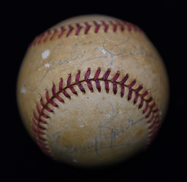 (3) Signed Baseballs - Mickey Mantle (To Jimmy), Charlie Keller/Tommy Byrne Dual, & Will Clark (To Jimmy) w. JSA Auction LOA