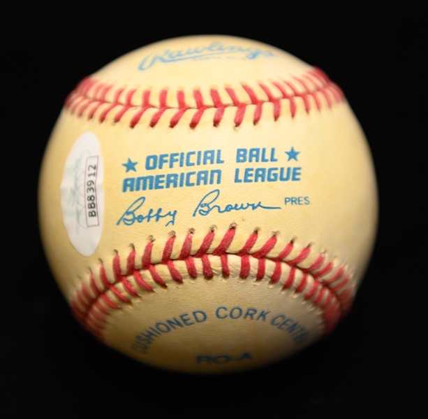 Mickey Mantle Signed Official AL Baseball From the Collection of Marshall Samuel (Full JSA LOA)