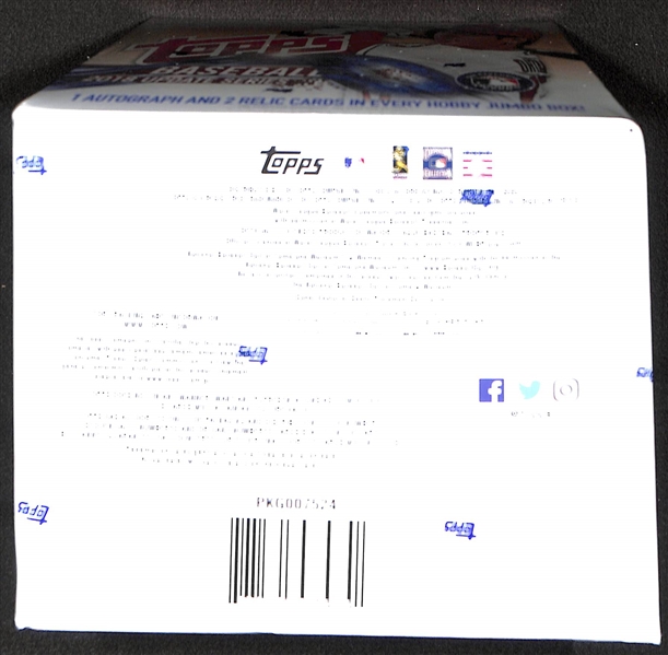 2018 Topps Update Baseball Factory Sealed Jumbo Hobby Box (Possible Acuna, Soto, Ohtani Rookie Cards)