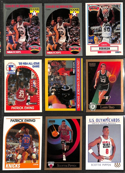 Lot of (50+) Late 1980s Early 1990s Sports Cards w. Michael Jordan & (9) Early Ken Griffey Jr. Cards w (3) 1989 Rookie Cards