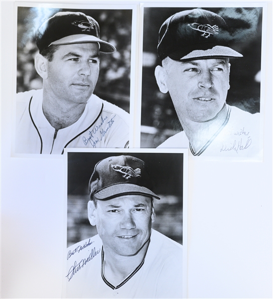 Memorabilia Lot (Mostly Orioles) w/ Autographs Inc. B. Robinson, D. Johnson, Dick Hall , +  Also (2) Johnny Miller SIgned Golf Programs