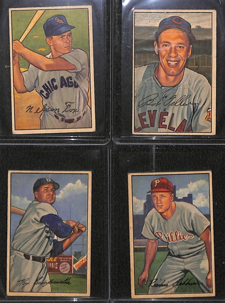 1952 Bowman Baseball Partial Set - 164 of 252 Cards