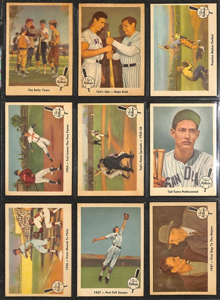1959 Fleer Ted Williams Near Complete Set (79 of 80 Cards) - Missing Card #68