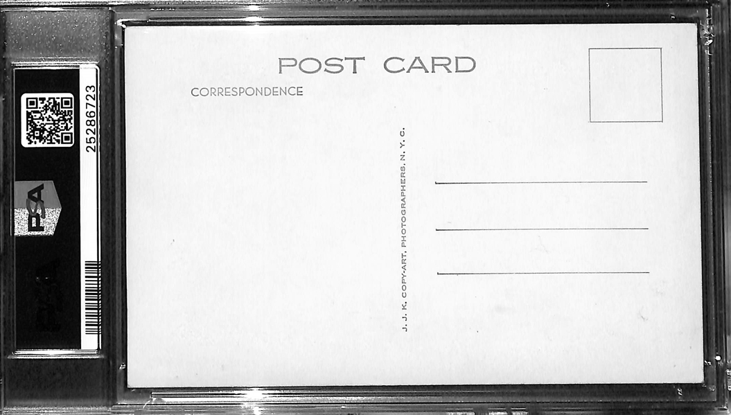 Rare 1950 J.J.K. Copy Art Postcards Jackie Robinson Graded PSA 3 (Only 4 Graded Higher!)