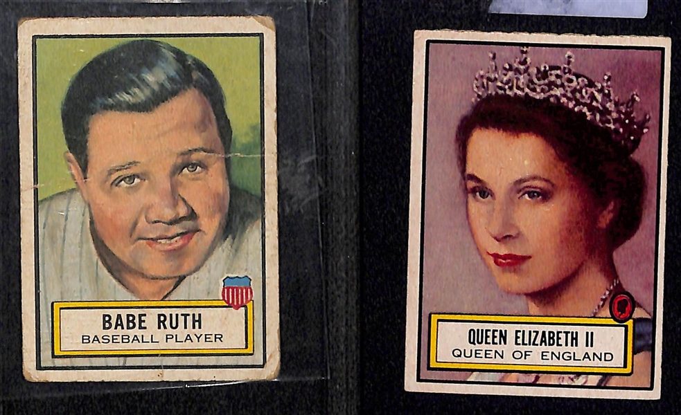 1952 Topps Look N See Complete Set w. (3) PSA Graded Cards