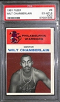 1961 Fleer Wilt Chamberlain Rookie Card Graded PSA 6 (OC)