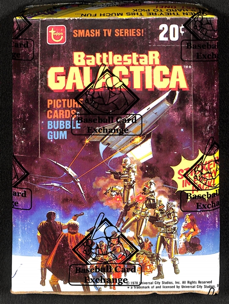 1978 Topps Battlestar Galactica Sealed BBCE Sealed Wax Box of 36 packs