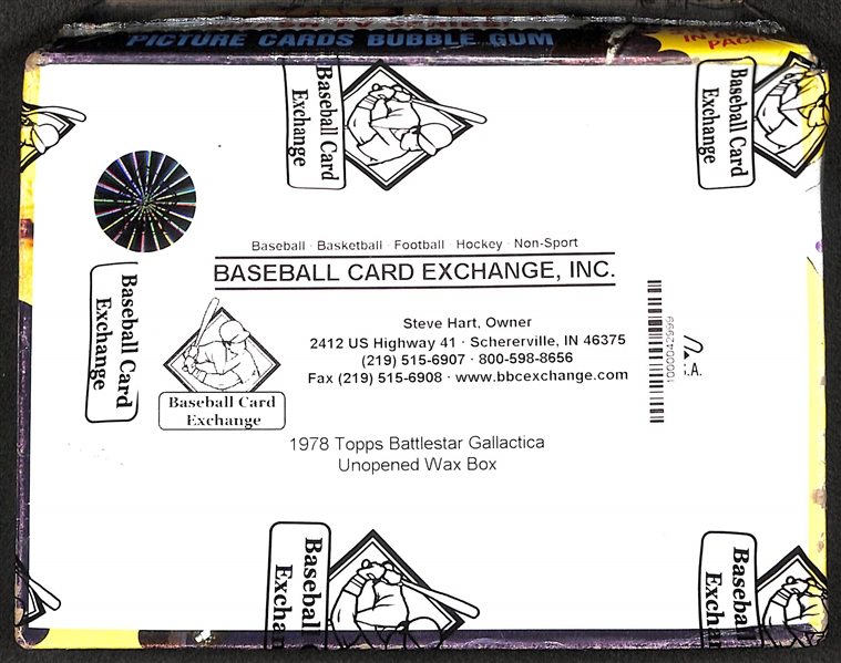1978 Topps Battlestar Galactica Sealed BBCE Sealed Wax Box of 36 packs