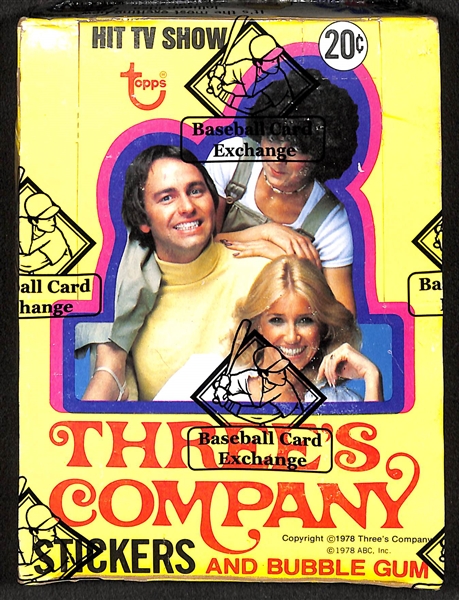 1978 Topps Threes Company TV Show BBCE Sealed Wax Box