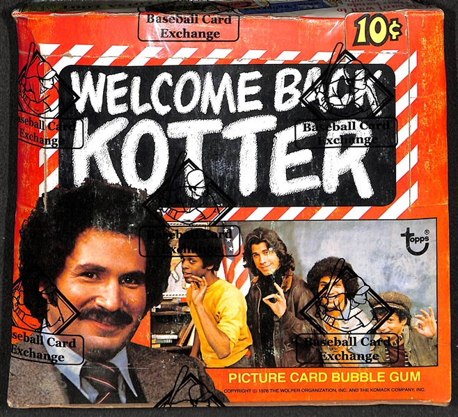 1976 Topps Welcome Back Kotter BBCE Sealed Wax Box