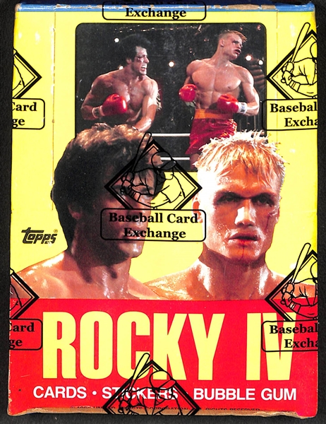 1985 Topps Rocky IV BBCE Sealed Wax Box
