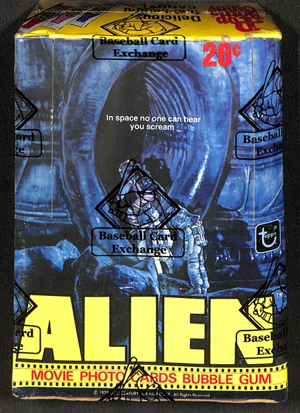 1979 Topps Alien Movie BBCE Sealed Wax Box