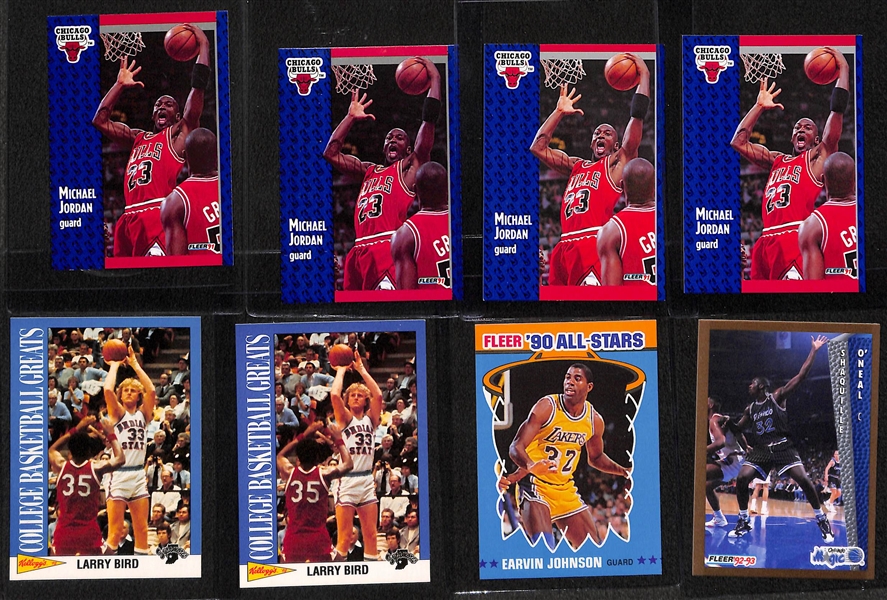 Lot of (150+) 1980s and 90s Basketball Stars Including Michael Jordan, Johnson, Erving, Bird