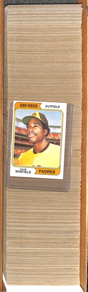 1974 Topps Baseball Complete Set Featuring Dave Winfield Rookie