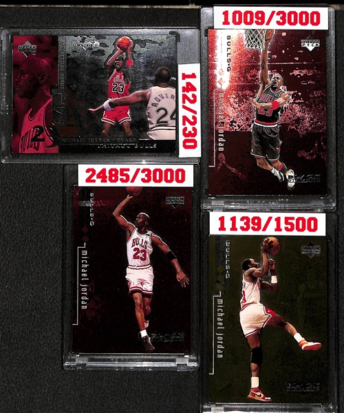 Lot Detail - Lot of 4 1999 Upper Deck Black Diamond Michael Jordan 