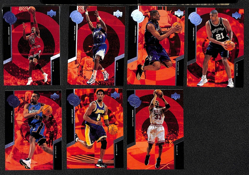 Lot of 40+ 1990s Basketball Stars, Inserts and Rookies Inc Jordan, Shaq, Garnett, Duncan