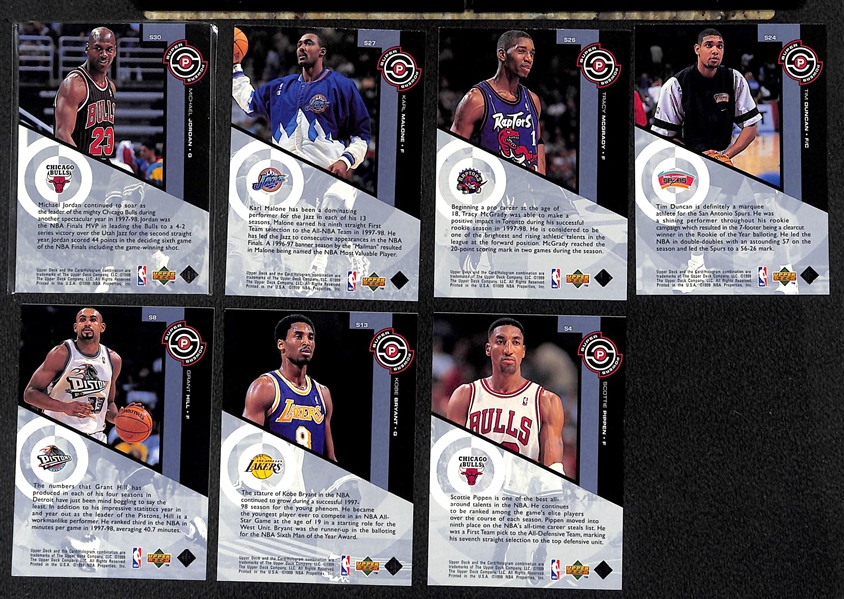 Lot of 40+ 1990s Basketball Stars, Inserts and Rookies Inc Jordan, Shaq, Garnett, Duncan