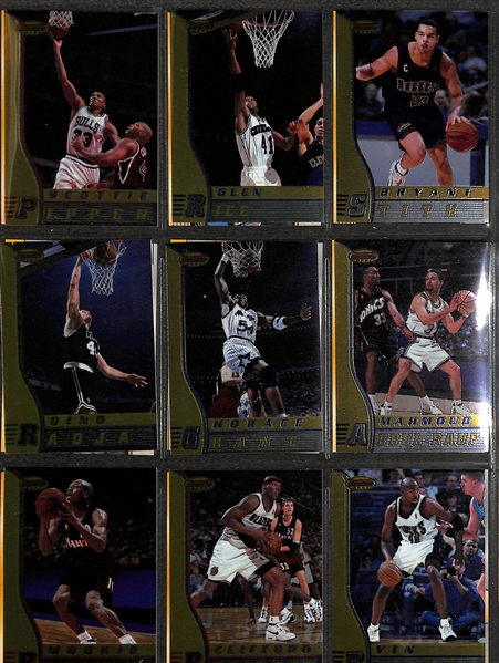  1996-97 Bowmans Best Basketball Complete Set of 125 Cards w. Kobe Bryant Rookie Card