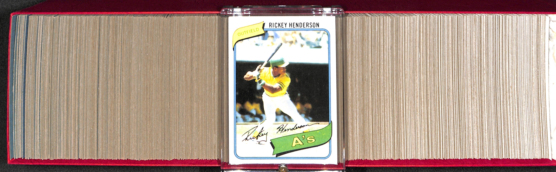1980 Topps Baseball Complete Set Featuring Rickey Henderson Rookie