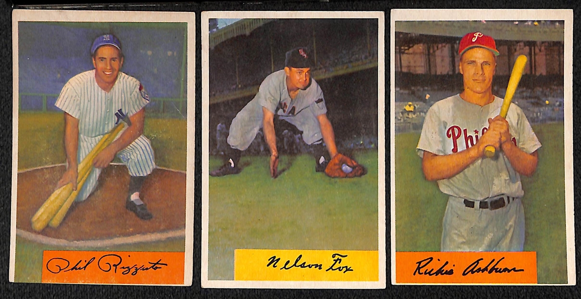 1954 Bowman Baseball Partial Set - 125 of 224 Cards