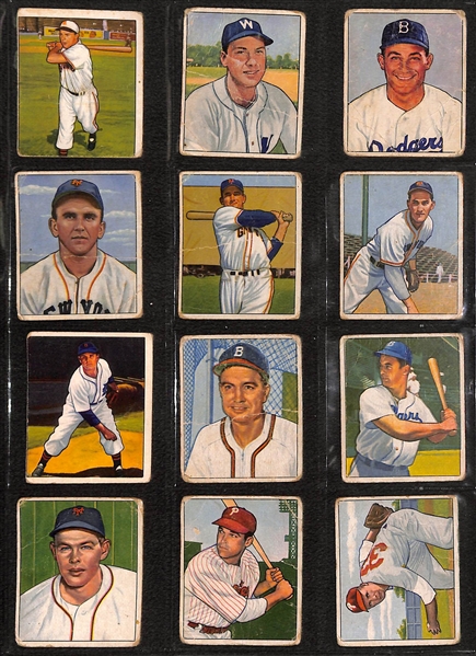 Lot of (23) 1949 & (67) 1950 Bowman Baseball Cards