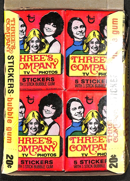 1978 Topps Three's Company Wax Box 