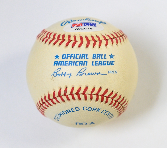 Mickey Mantle Autographed Baseball PSA/DNA Certified
