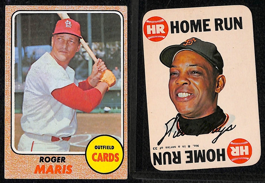 (33) 1960s Low Grade Baseball Cards Inc. Aaron, Maris, Mays, Robinson