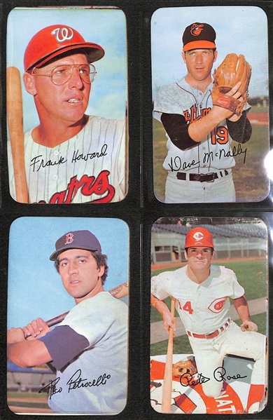  1971 Topps Super Partial Set - 55 of 63 Cards w. Hank Aaron