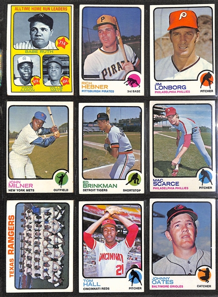  1973 Topps Baseball Card Complete Set w. Mike Schmidt Rookie Card