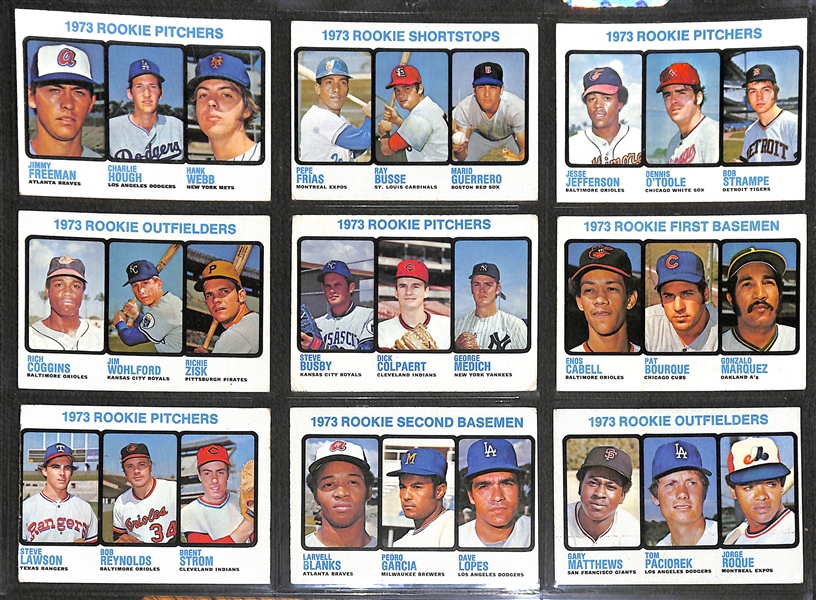  1973 Topps Baseball Card Complete Set w. Mike Schmidt Rookie Card