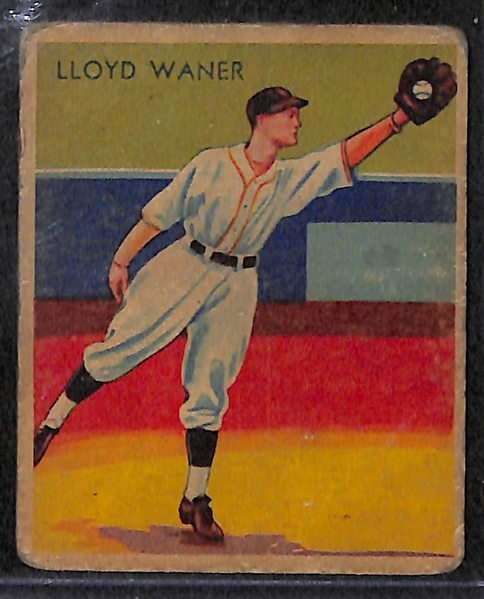 Lot of (3) 1935 Hall of Famers Diamond Stars Cards w. Maranville