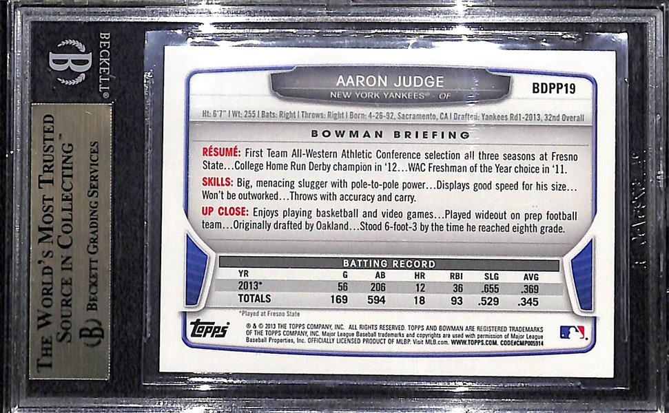 Lot of (24) Baseball Rookie and Star Cards Featuring Aaron Judge Graded 9.5, Fernando Tatis Jr., and Many More 