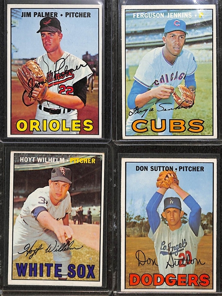Lot of (280+) 1967-1970 Assorted Topps Baseball Cards w. Jim Palmer