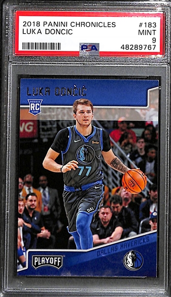 Lot of (3) 2018-20 Star Graded Basketball Rookies w. Luka Doncic, Zion and Morant