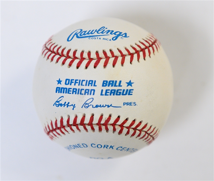 Mickey Mantle Single Signed OAL Rawlings Baseball PSA/DNA Grade 7.5 (Auto Grade 8, Baseball Grade 7)