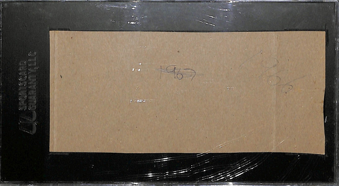 1964 Bazooka Panel Signed by Don Drysdale (SGC Authentic) - Panel Inc. Tresh/Oliva/Drysdale