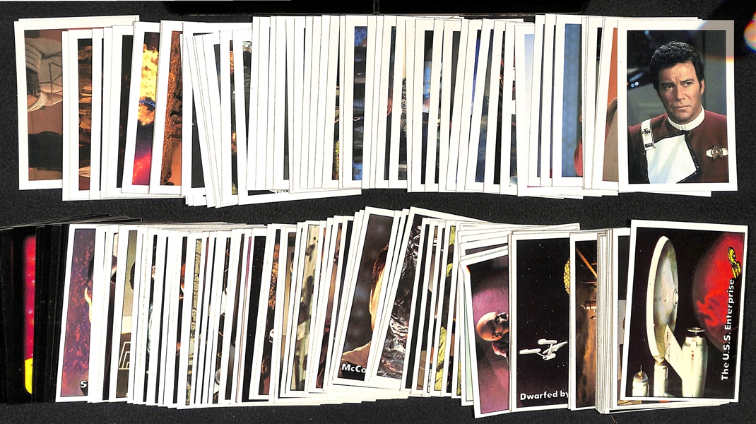 1976 Topps Star Trek Set w. Stickers (Missing 1 Card) + 1984 FTCC Star Trek 60 Card Complete Set