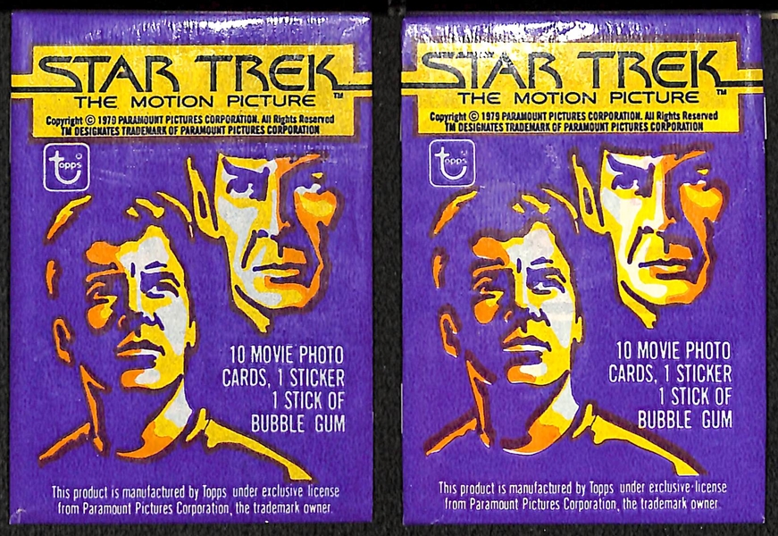  Lot of (2) 1979 Star Trek Movie Card Complete Sets of 88 Cards